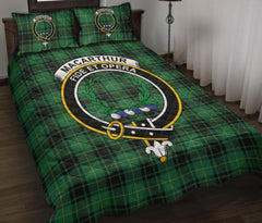 Macarthur Ancient Tartan Crest Bedding Set