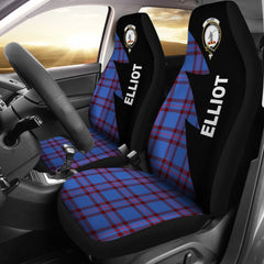 Elliot Tartan Crest Car Seat Cover