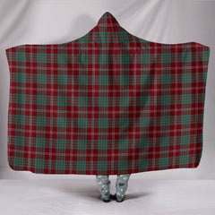 Crawford Modern Tartan Crest Hooded Blanket