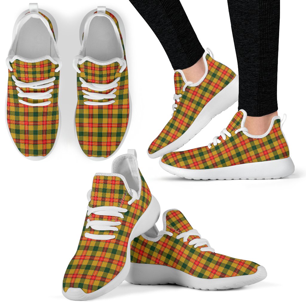 Baxter Family Tartan Mesh Knit Sneakers