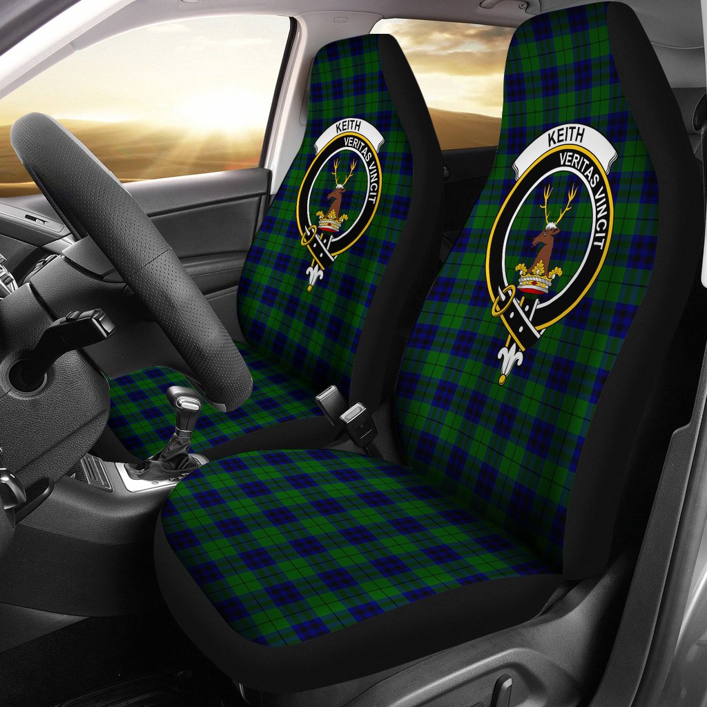 Keith Tartan Crest Car Seat Cover