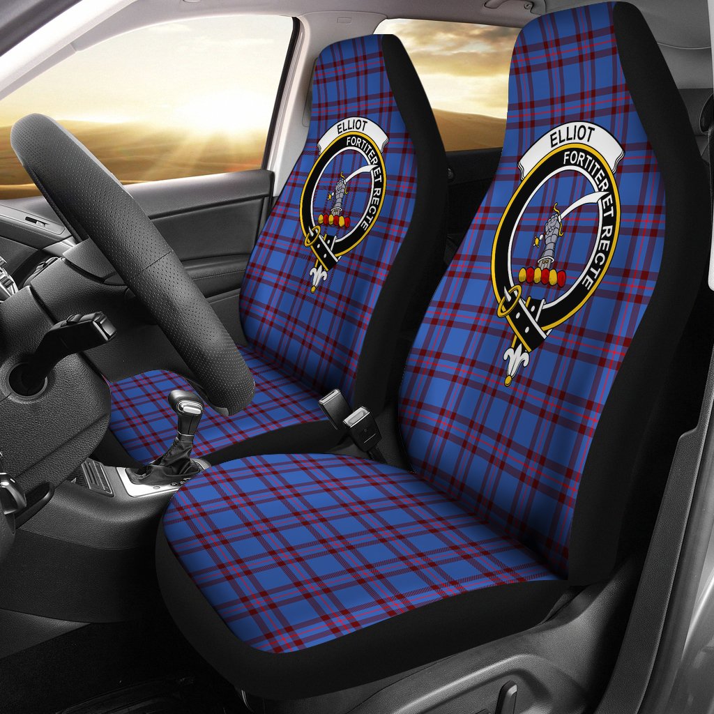 Elliot Tartan Crest Car Seat Cover