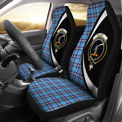 Elliot Ancient Tartan Crest Circle Car Seat Cover