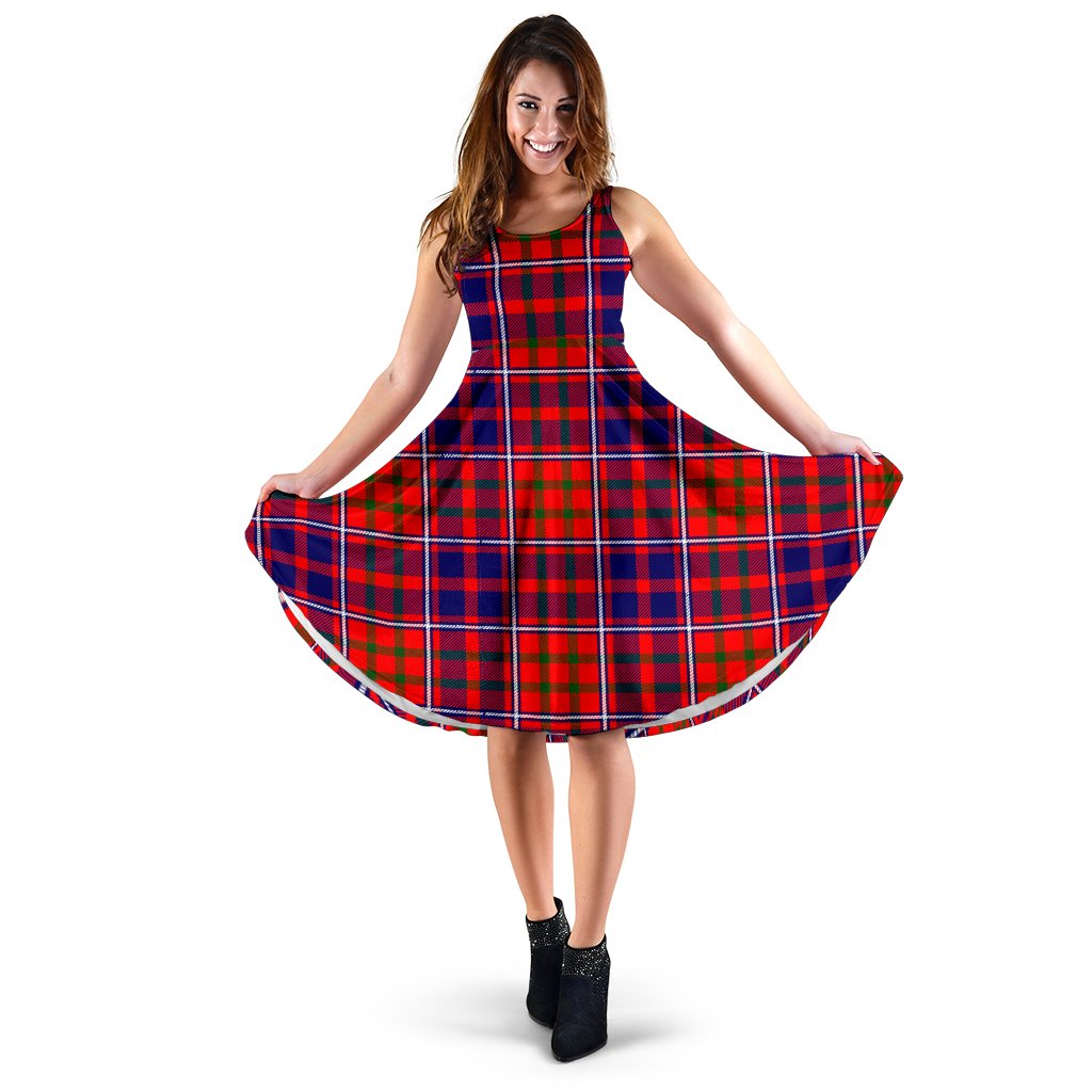 Cameron of Lochiel Modern Tartan Midi Dress