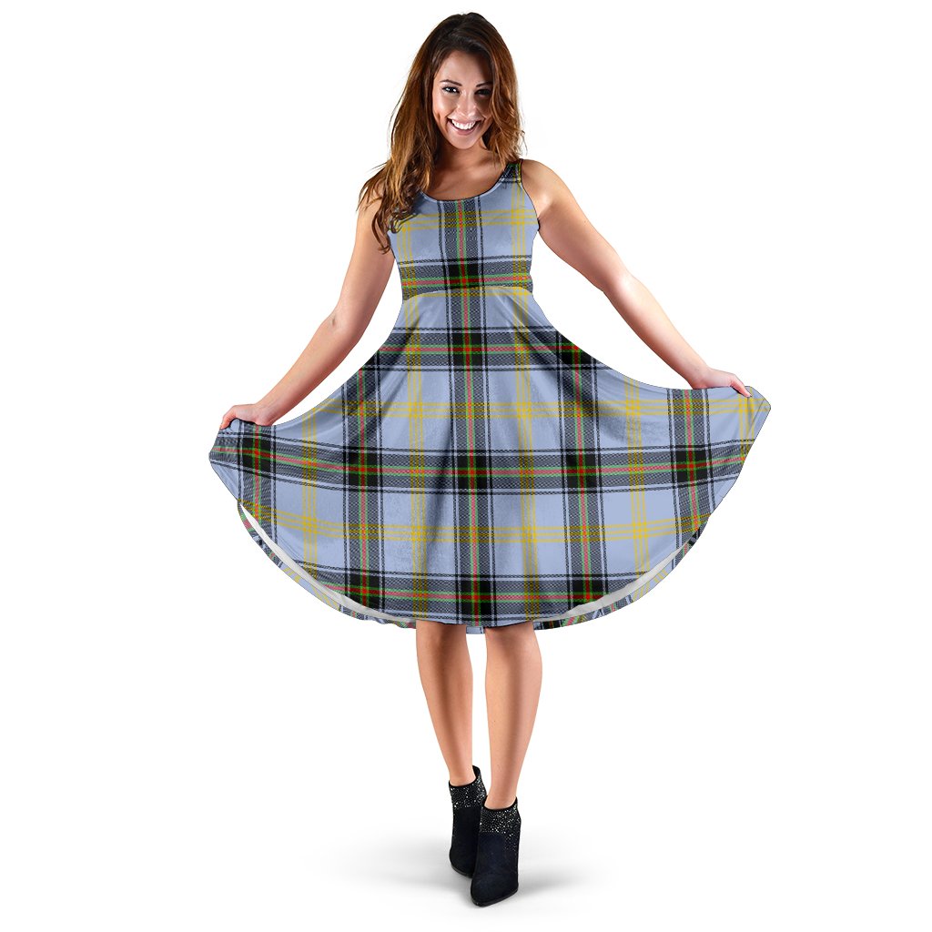 Bell of the Borders Tartan Midi Dress