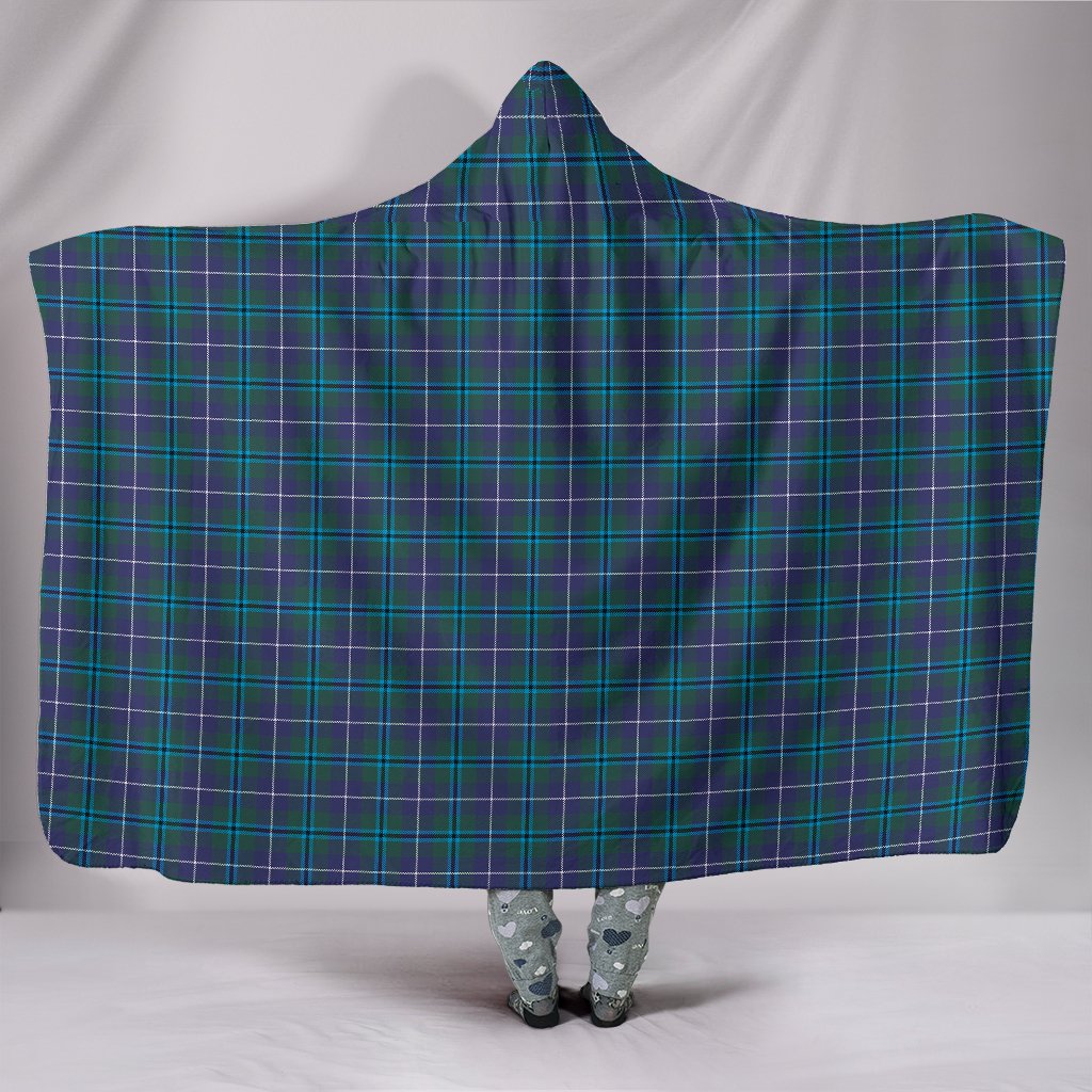 Douglas Modern Tartan Hooded Blanket