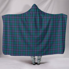 Douglas Modern Tartan Hooded Blanket