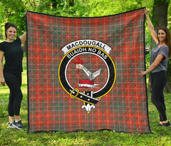 Macdougall Family Modern Tartan Quilt