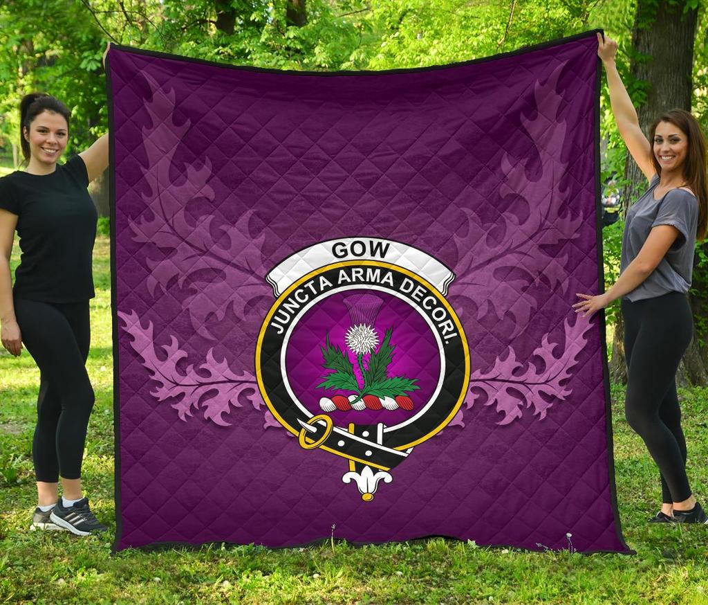 Gow Modern Tartan Crest Quilt