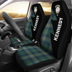 Kennedy Tartan Crest Car Seat Cover