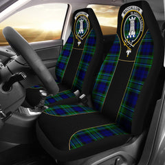 MacCallum (Malcolm) Tartan Crest Car Seat Cover Special Version