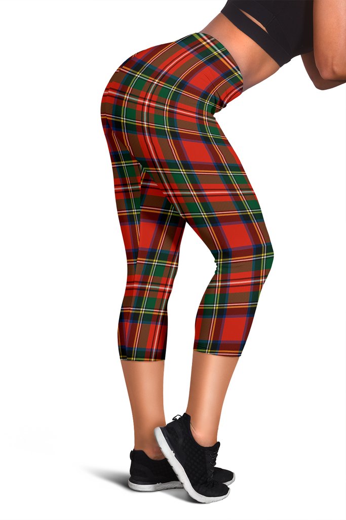 Stewart Royal Modern Tartan Capris Leggings