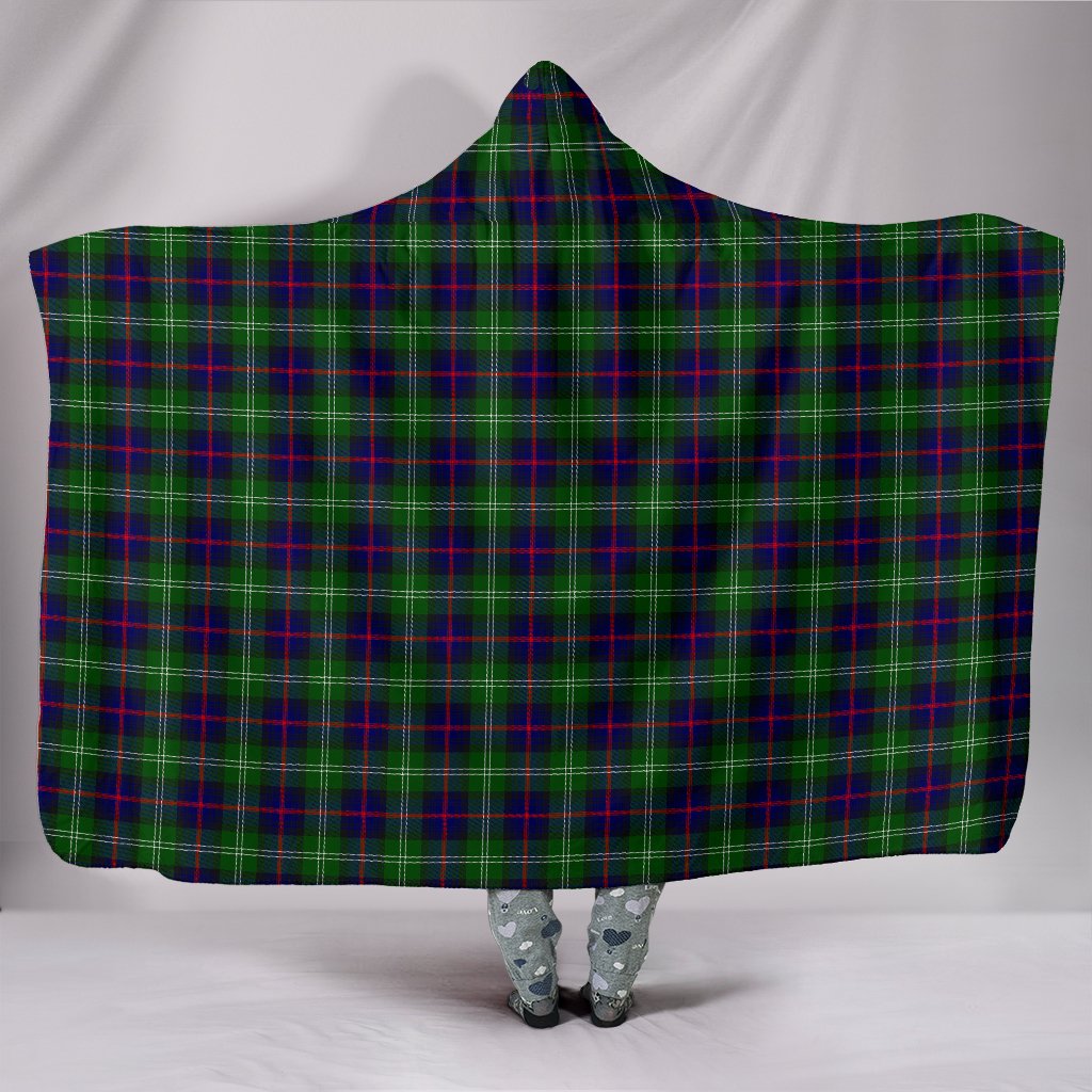 Sutherland Modern Tartan Hooded Blanket