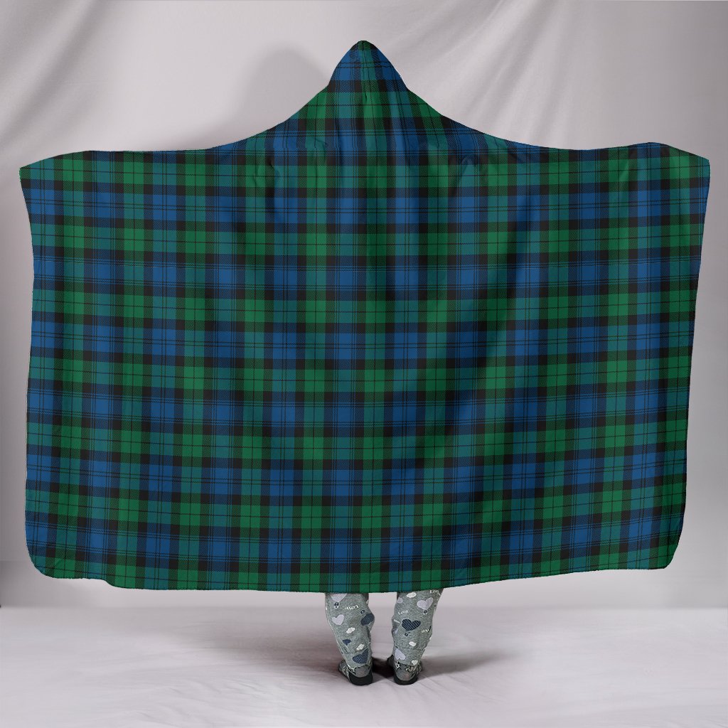 Blackwatch Ancient Tartan Hooded Blanket