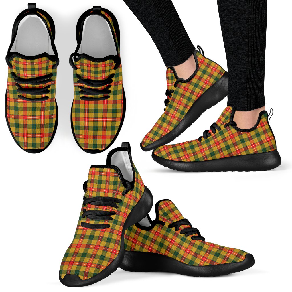 Baxter Family Tartan Mesh Knit Sneakers