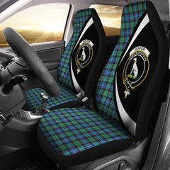 Hunter Ancient Tartan Crest Circle Car Seat Cover