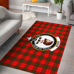 Adair Tartan Crest Area Rug