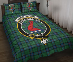 Armstrong Ancient Tartan Crest Quilt Bed Set