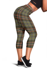 Scott Green Weathered Tartan Capris Leggings