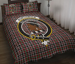 Borthwick Ancient Tartan Crest Quilt Bed Set