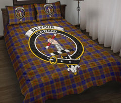 Balfour Modern Tartan Crest Quilt Bed Set