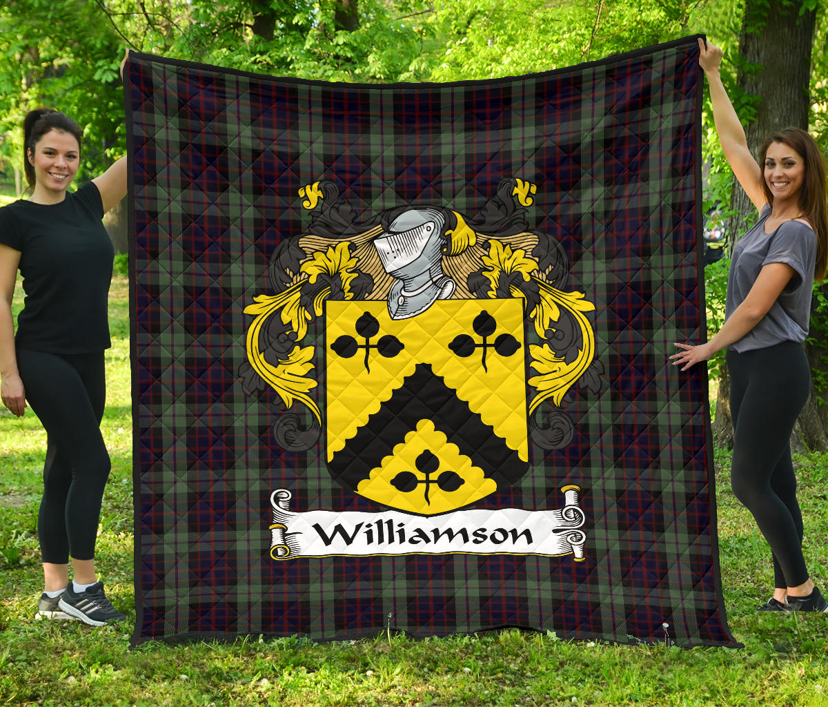 Williamson Tartan Crest Quilt - SP