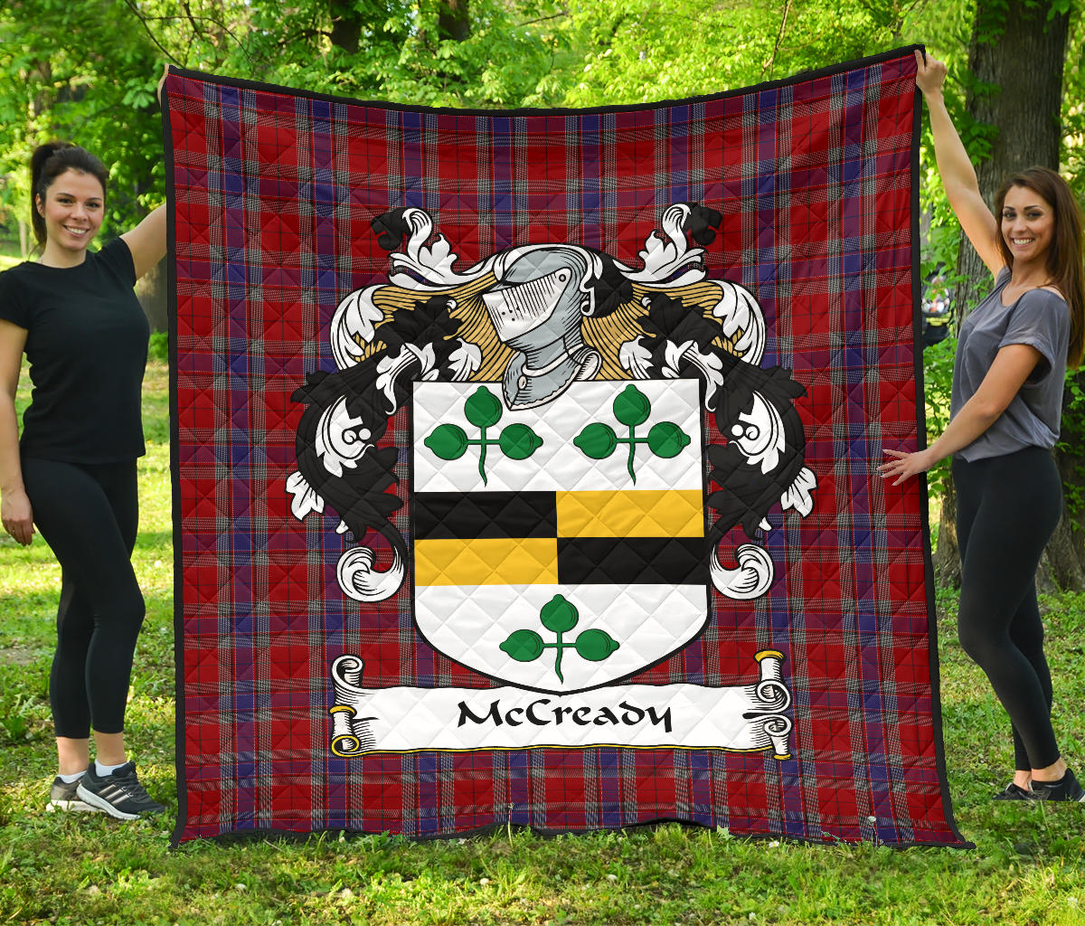 McCready Tartan Crest Quilt - SP