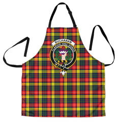 Buchanan Modern Tartan Crest Apron