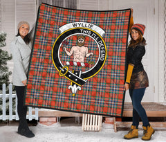 Wyllie Tartan Crest Quilt SP