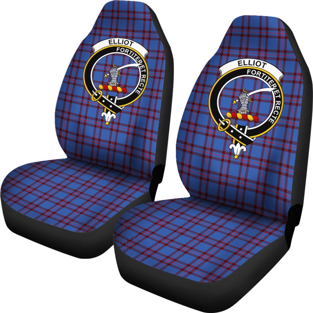 Elliot Tartan Crest Car Seat Cover