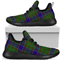 Adam Family Tartan Mesh Knit Sneakers