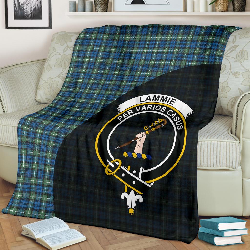 Lamont Ancient Tartan Crest Blanket - 3 Sizes