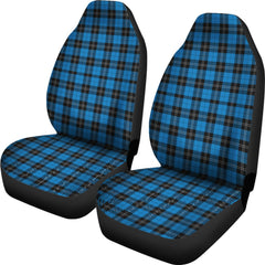 Ramsay Blue Ancient Tartan Crest Car seat cover Special Version