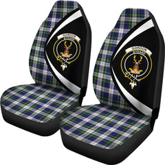 Gordon Dress Modern Tartan Crest Car Seat Cover