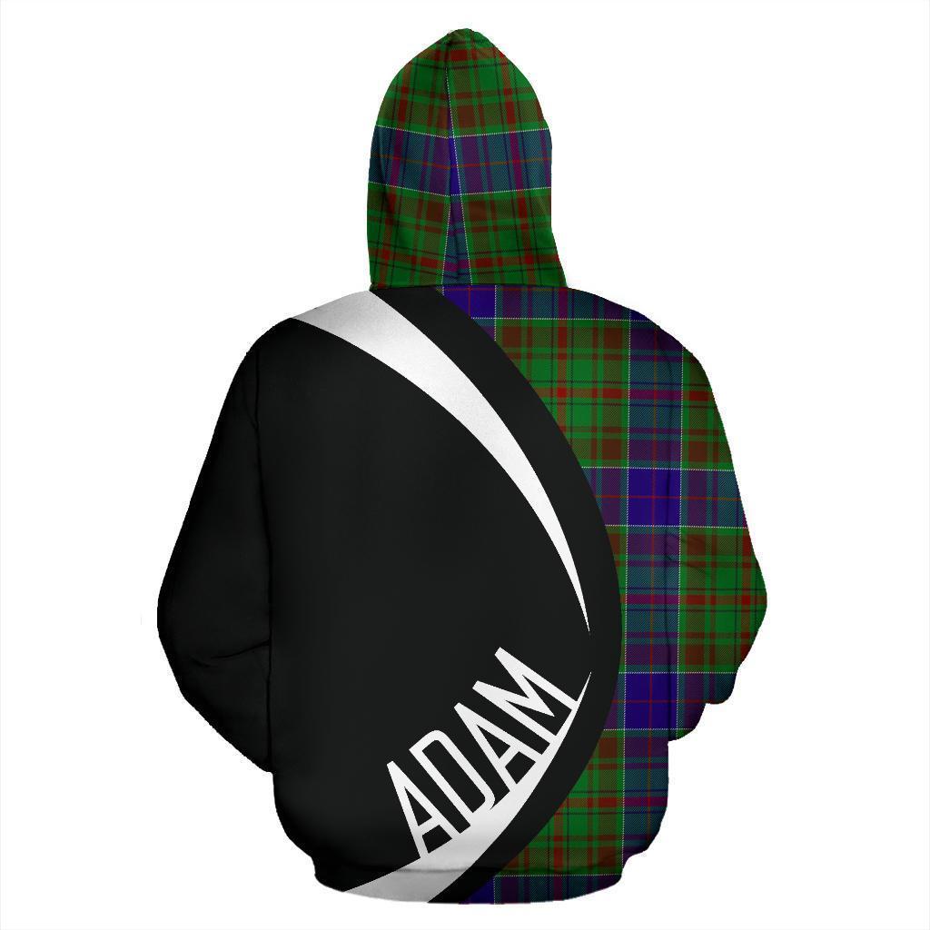 Adam Tartan Crest Hoodie - Circle Style