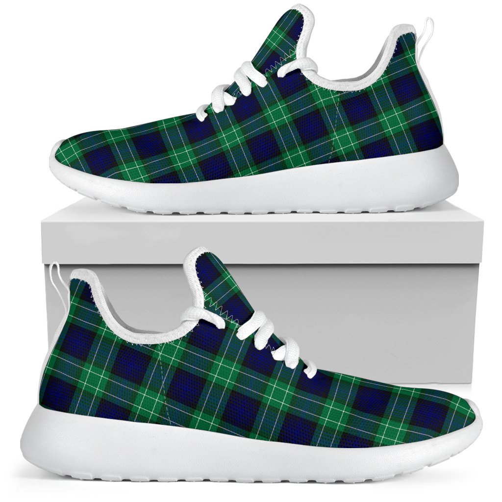 Abercrombie Family Tartan Mesh Knit Sneakers