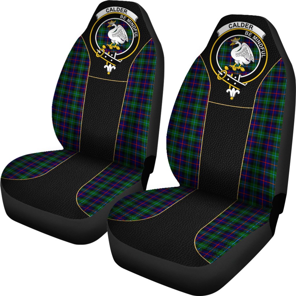 Campbell Family Tartan Crest Car seat cover