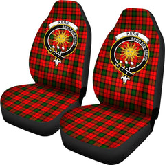 Kerr Tartan Crest Car Seat Cover