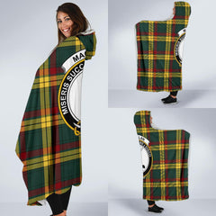 MacMillan Family Tartan Crest Hooded Blanket