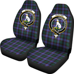 Hunter Tartan Crest Car Seat Cover