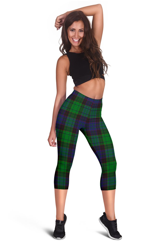 Stewart Old Modern Tartan Capris Leggings