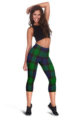 Stewart Old Modern Tartan Capris Leggings