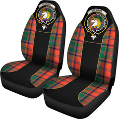 Stewart (Of Appin) Family Tartan Crest Car Seat Cover