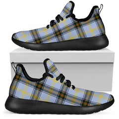 Bell of the Borders Tartan Mesh Knit Sneakers