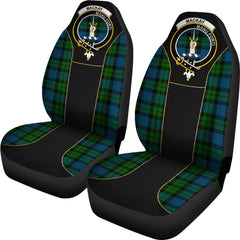 MacKay Modern Tartan Crest Car Seat Cover Special Version