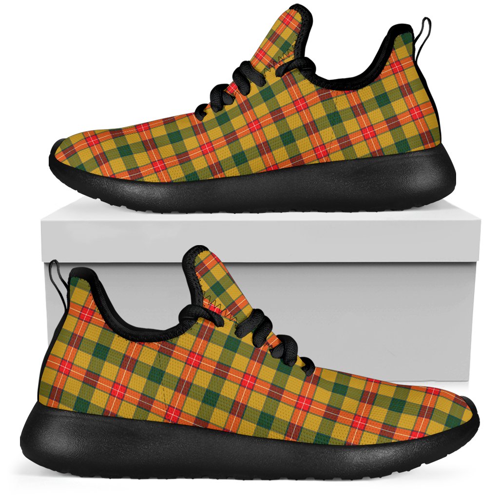 Baxter Family Tartan Mesh Knit Sneakers