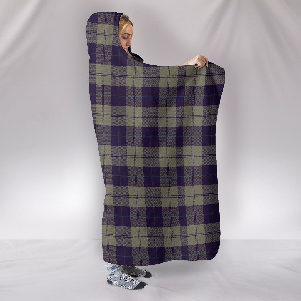 Cunningham Dress Blue Dancers Tartan Hooded Blanket