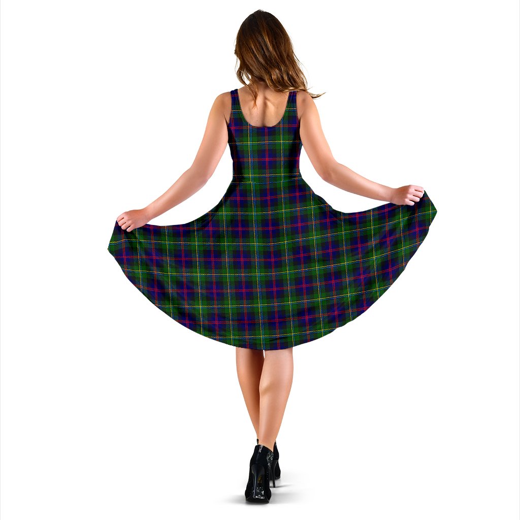 Malcolm (MacCallum) Modern Tartan Midi Dress