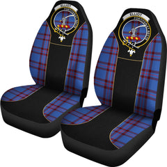 Elliot Tartan Crest Car Seat Cover