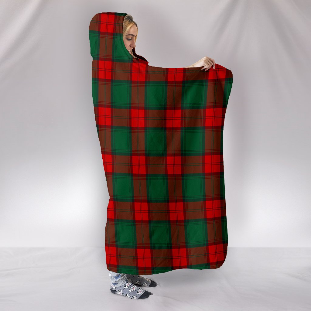 Stewart Atholl Modern Tartan Hooded Blanket